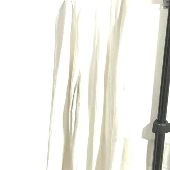 WHBM Cardigan - White with Gold Button Detail - Size Large - Medium-Long Length - Picture 8 of 9